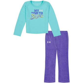Infant Under Armour My Time To Shine L/S Tee & Yoga Pants Set