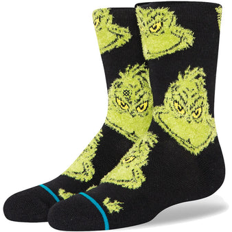 Youth Stance X The Grinch Mean One Crew Socks