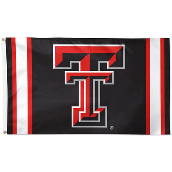 Wincraft Texas Tech Vertical Stripes Double T 3' X 5' Flag