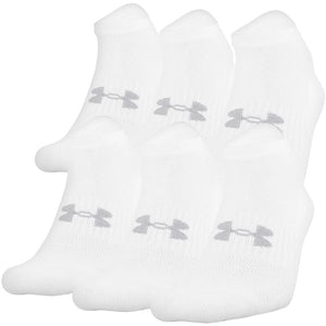 Adult Under Armour Training Cotton No Show Socks 6-Pack