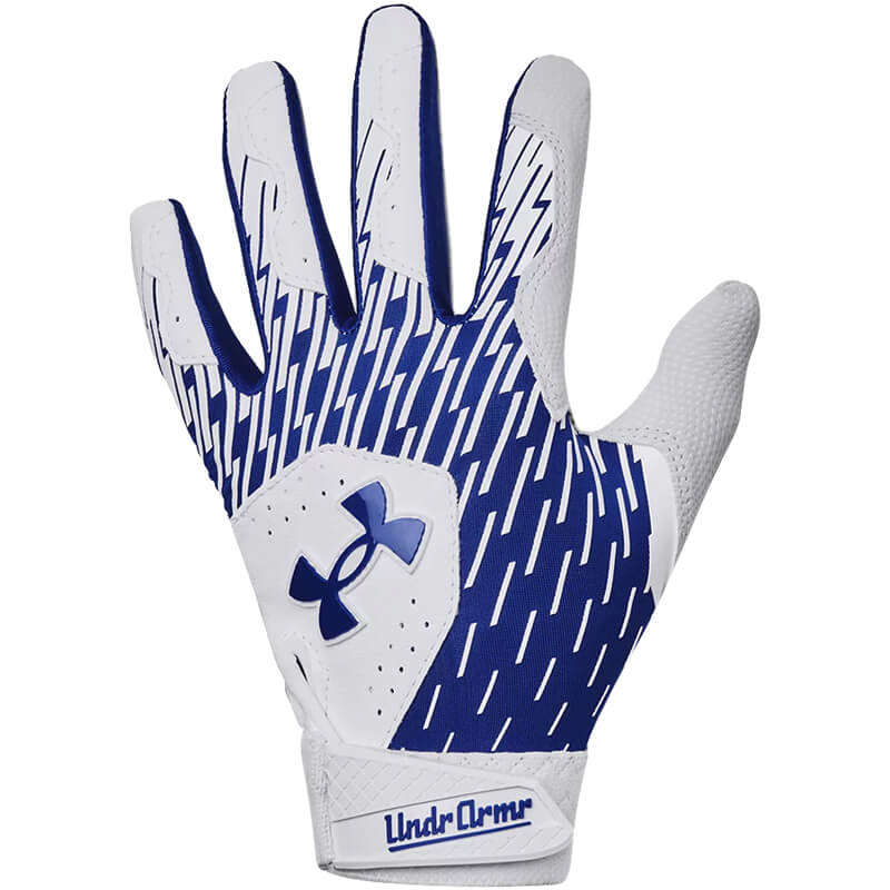 Youth Under Armour Clean Up Batting Gloves – WHITE – CSC