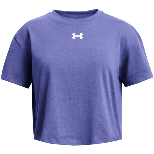 Youth Under Armour Crop Sportstyle Logo S/S Tee