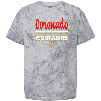 Adult CSC Coronado Mustangs Colorblast S/S Tee