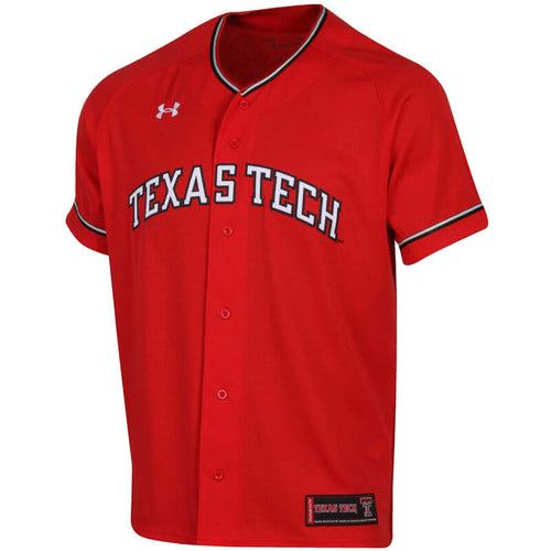 Men's Under Armour Texas Tech Replica Baseball Jersey – RED – CSC