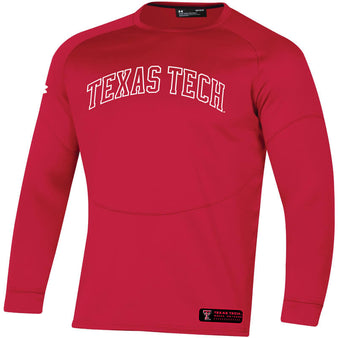 Men's Under Armour Texas Tech Sideline Fleece Crewneck Sweatshirt