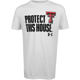 Youth Under Armour Texas Tech Protect This House S/S Tee