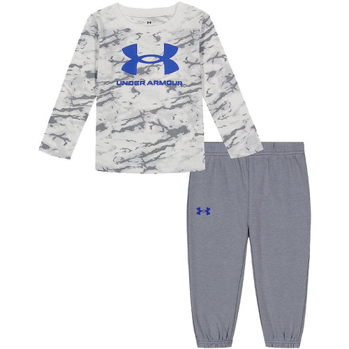 Toddler Under Armour Marble L/S Tee & Pants Set