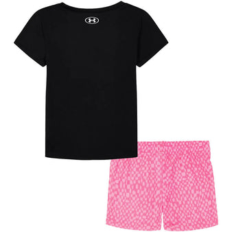 Toddler Under Armour Power To The Girls S/S Tee & Shorts Set