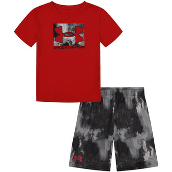 Toddler Under Armour Printed S/S Tee & Shorts Set