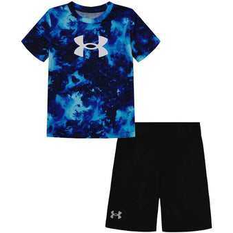 Infant Under Armour Printed S/S Tee & Shorts Set