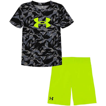Infant Under Armour Printed Camo S/S Tee & Shorts Set