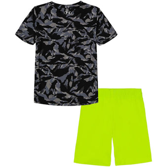 Toddler Under Armour Printed Camo S/S Tee & Shorts Set