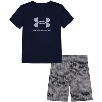 Infant Under Armour Icon Disguise S/S Tee & Shorts Set