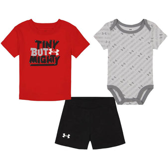 Infant Under Armour Tiny But Mighty 3-Piece Set - 0-12 Months