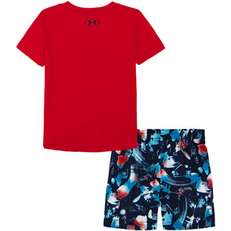 Toddler Under Armour Rookie On Deck S/S Tee & Shorts Set