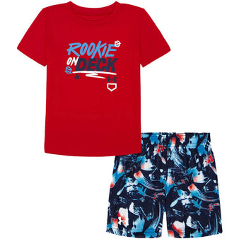 Toddler Under Armour Rookie On Deck S/S Tee & Shorts Set