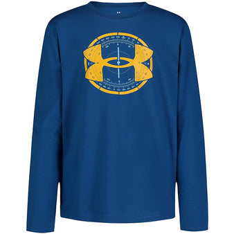 Youth Under Armour Compass Logo L/S Tee