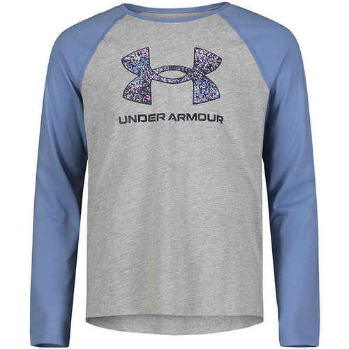 Youth Under Armour Cloud Speckle Icon L/S Tee