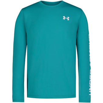 Youth Under Armour Wordmark L/S Tee