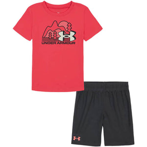 Infant Under Armour Simple Life S/S Tee & Shorts Set