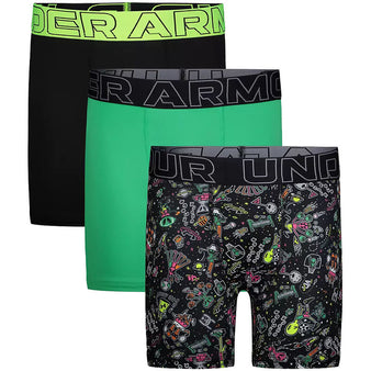 Youth Under Armour Performance Boxerjock Briefs 3-Pack