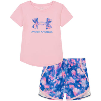Toddler Under Armour Hazy Bloom S/S Tee & Shorts Set