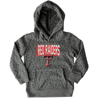 Youth Gameday Couture Texas Tech Running Wild Leopard Hoodie