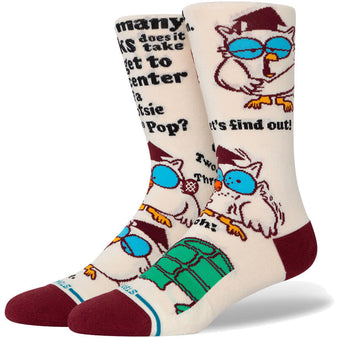 Adult Stance Tootsie Pop Mr. Owl Crew Socks