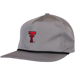 Adult Sideline Provisions Texas Tech Arnie Throwback Double T Rope Cap