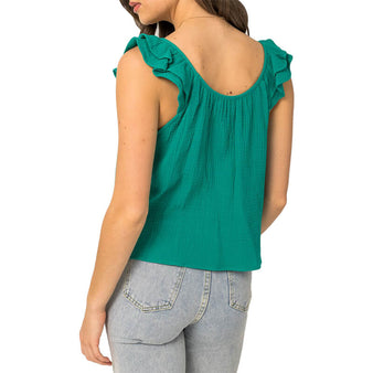 Women's Double Layered Sleeve Top