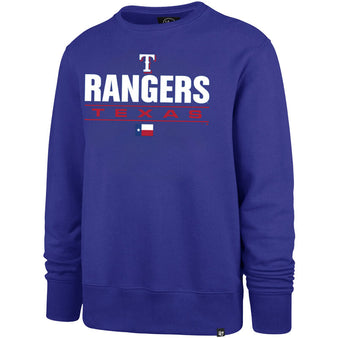 Adult '47 Brand Texas Rangers Homeland Headline Crewneck Sweatshirt