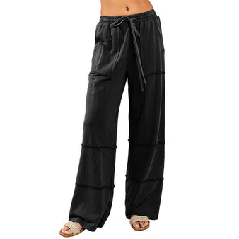 Women's Mineral Washed Tiered Pants