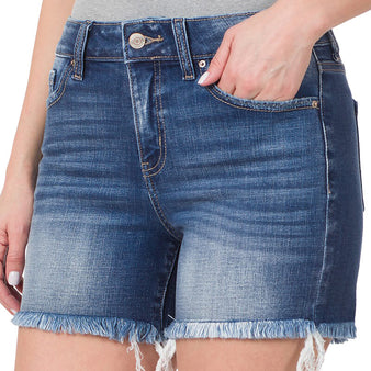 Women's Frayed Jean Shorts