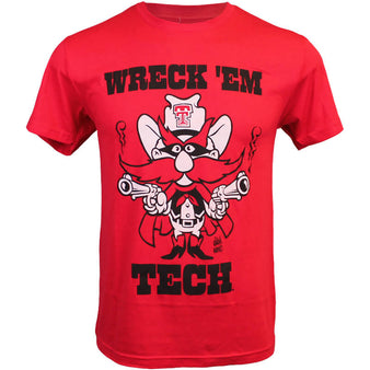 Adult Sideline Provisions Texas Tech Dirk West Raider Red S/S Tee