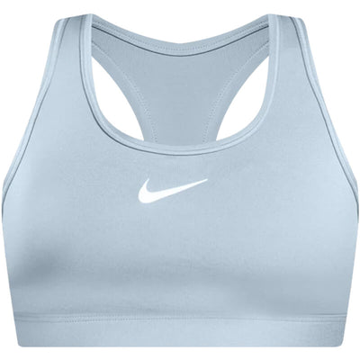 Women's Nike Swoosh Medium Support Sports Bra – LT ARMORY BL/WH – CSC