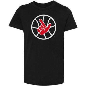 Youth Sideline Provisions Texas Tech Guns Up Basketball S/S Tee