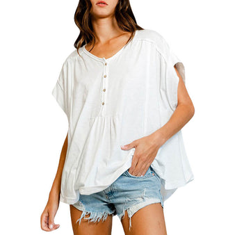 Women's Relaxed Babydoll Top