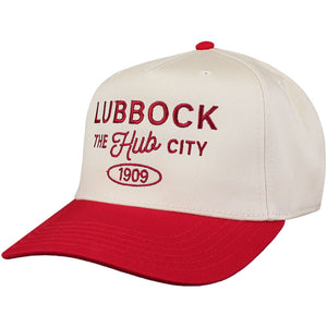 Adult CSC Lubbock The Hub City Gas Station 5-Panel Cap