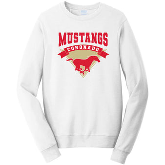 Adult CSC Coronado Mustangs Crewneck Sweatshirt