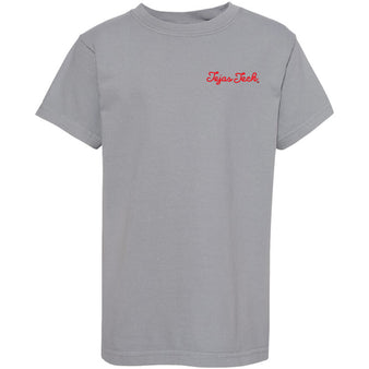 Youth Sideline Provisions Tejas Tech Raider Red S/S Tee