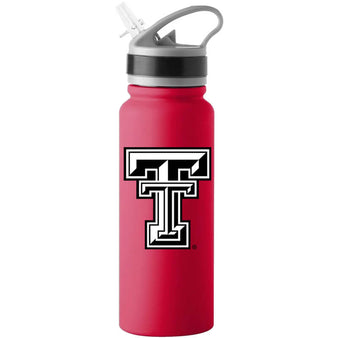 Logo Brands Texas Tech 25oz Flip Top Bottle