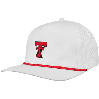 Adult CSC Sideline Provisions Texas Tech Agua Throwback Rope Cap