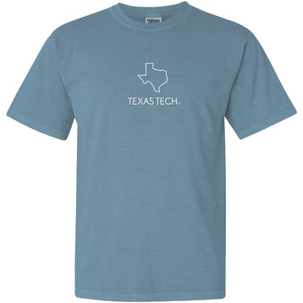 Adult CSC Texas Tech State Of Texas Washed S/S Tee