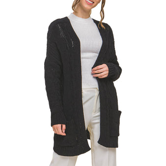 Women's Cable Knit Cardigan