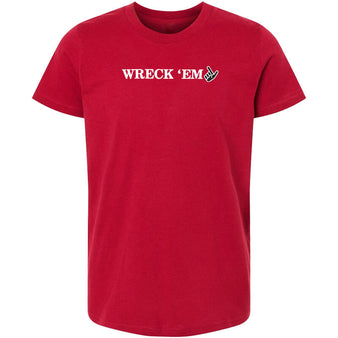 Youth Sideline Provisions Texas Tech Wreck 'Em S/S Tee