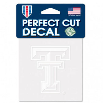 Wincraft Texas Tech 4x4 Perfect Cut Decal