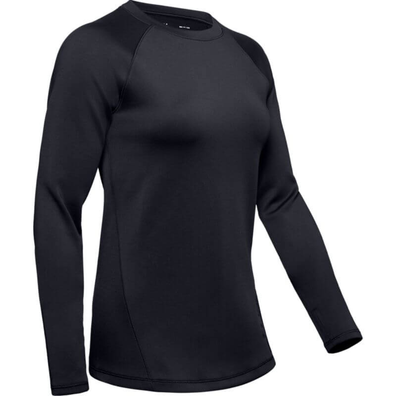 Women's Under Armour ColdGear Armour L/S Shirt – BLACK – CSC