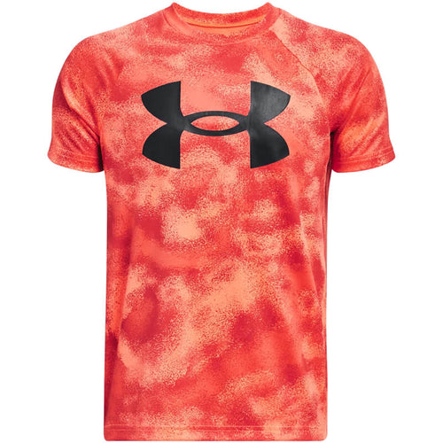 Youth Under Armour Tech Big Logo Printed S/S Tee