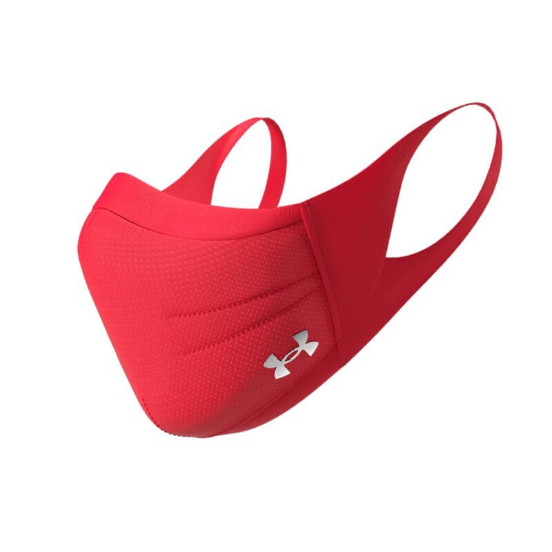 Under Armour Sports Face Mask – RED/SILVER CHRO – CSC