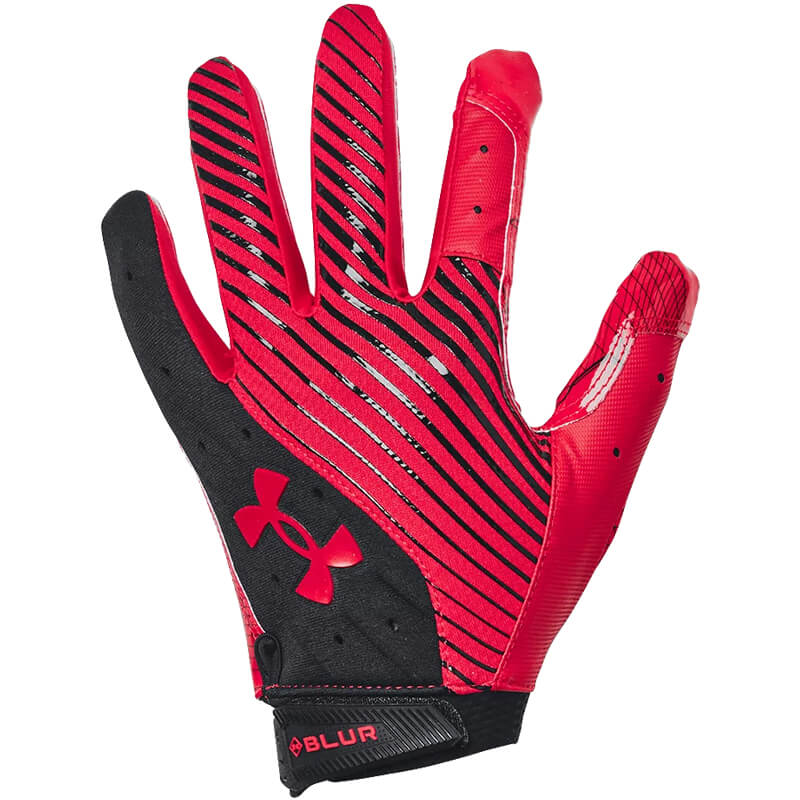 Men's Under Armour Blur Football Gloves – RED – CSC